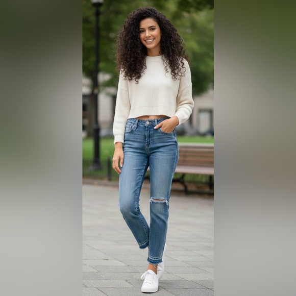 Zara Denim - Zara / High Rise Blue Jeans / Women’s Size 0 / EUR 32.